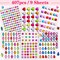 407 Pcs Gem Stickers for Crafts – Self-Adhesive Jewel Stickers, Acrylic Bling Stick-on Gems, Big Rhinestone Stickers for DIY Crafts, Decorating, and Kids' Craft Projects (Multicolor)